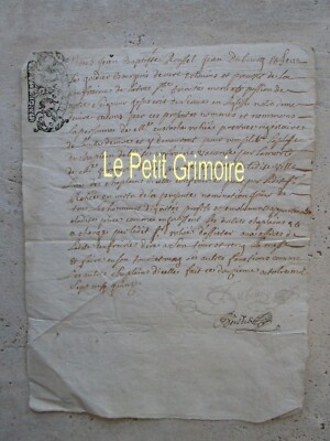 DOC MS 1715: Appointment chaplain confraternity Ste Trinité de Vire (Normandy)