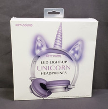 Art  Sound LED Light-Up Unicorn Headphones