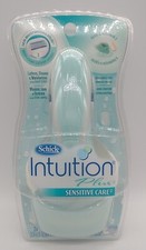 Schick Intuition Sensitive Care Womens Razor 1 Razor Handle and 2 Refills