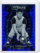 2023 Panini Chronicles Titan BILL MAZEROSKI Pirates Blue Velocity Prizm 6/99