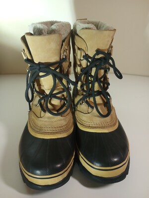 Sorel Mens Caribou Buff Waterproof Winter Boots Size 7 NM1000-281