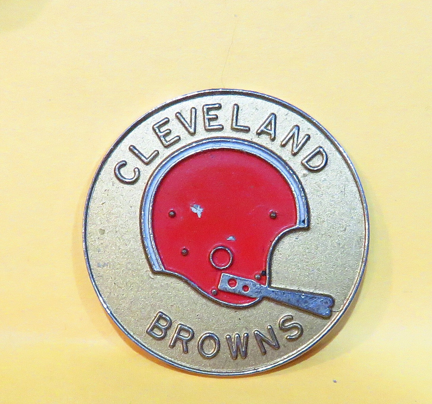 CLEVELAND BROWNS NFL VINTAGE GOOD LUCK COIN eBay