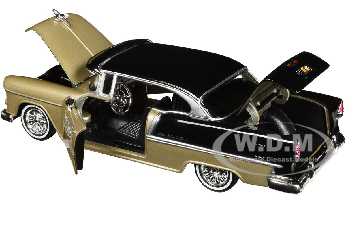 No318ミニカー1/24箱あり1955 CHEVY BEL AIR Amazon.com: Jada Bigtime Muscle 1:24 1955 Chevrolet Bel-Air Die