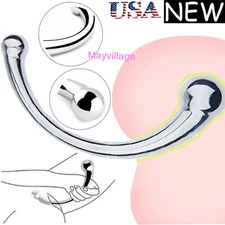 Stainless Anal Butt Plug G-spot Dildo Metal Prostate Massager Men Women Sex Toys