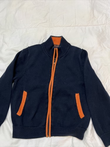 Toddler Boys Brooks Brothers Zipper Sweater Cardigan Sz Small - Picture 3 of 5