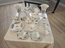 Antique Royal Albert Porcelain China Tea Set - 22 Pieces