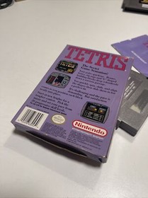 Tetris (Nintendo NES, 1989) NES Aut&eacute;ntico CIB Completo con Manual Probado
