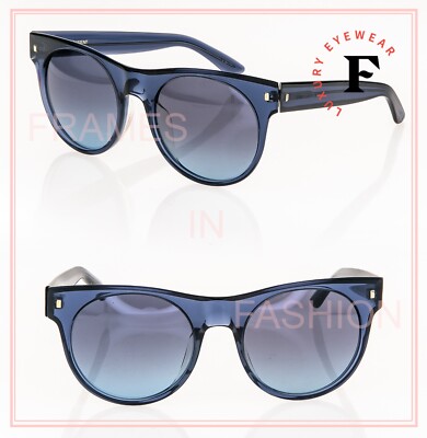 SAINT LAURENT 6360 YSL SL6360 Transparent Navy Blue Shield