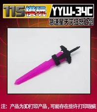 115studio YYW-34C Big sword kit for Velocitron Speedia Universe Scourge