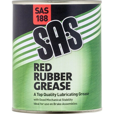 Rotes Gummifett SAS 500g Zinn SAS188