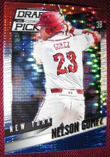 2014 PANINI DRAFT PICKS RED WHITE & BLUE PULSAR PRIZM #78 NELSON GOMEZ
