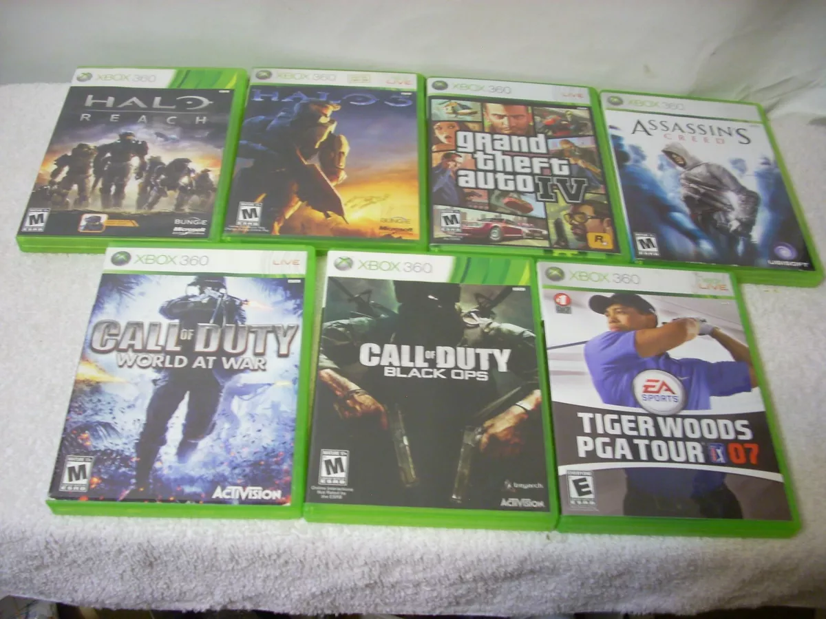 Jogos De Xbox 360/video Game/kit Com 7 Unidades/novos