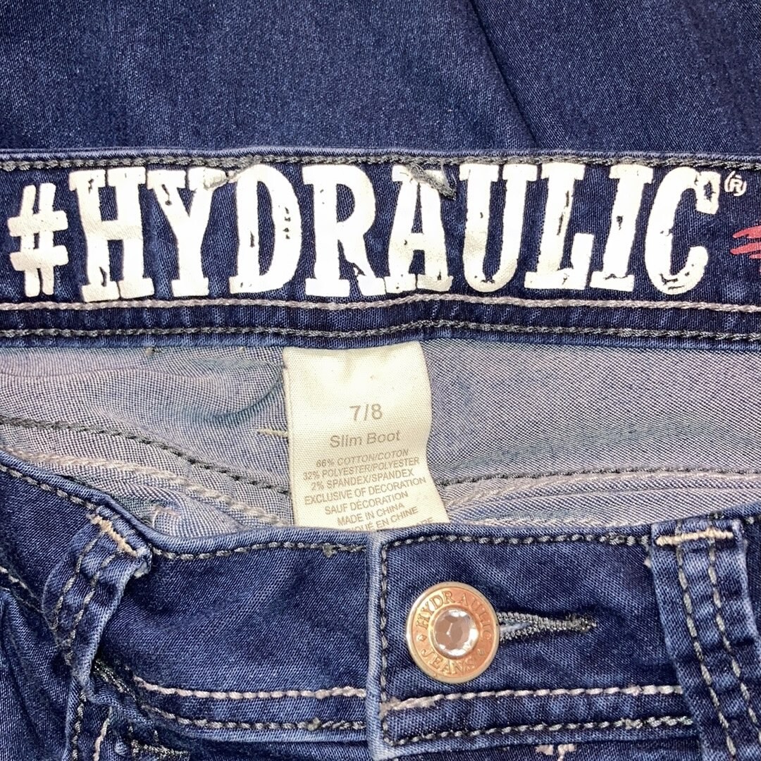 Hydraulic Lola Curvy Slim Bootcut Blue Jeans Denim Pa… Gem