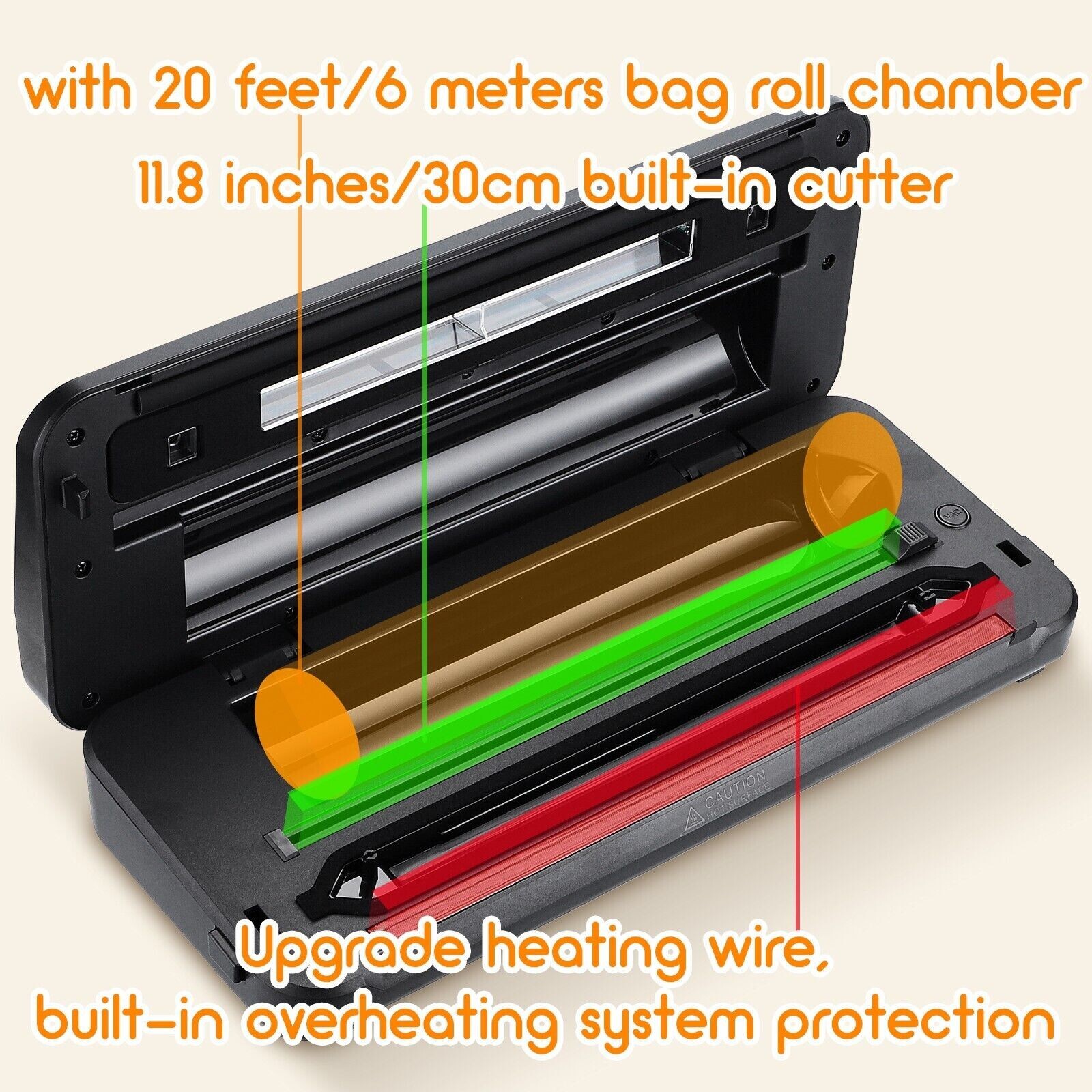 Sous Vide Cooker Precision Immersion Circulator Vacuum Sealer VS03 Seal Machine — image 5