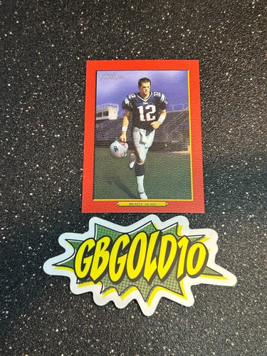 2006 Topps Turkey Red - Both Feet Pictured #280 Tom Brady Red Variation