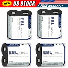 EBL 1400mAh 2CR5 6 Volt 6V Lithium Photo Battery with PTC Protection Branded