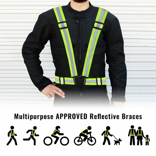 Lot De 4 Clips Réfléchissants Pour Pantalon De Vélo - Bandes