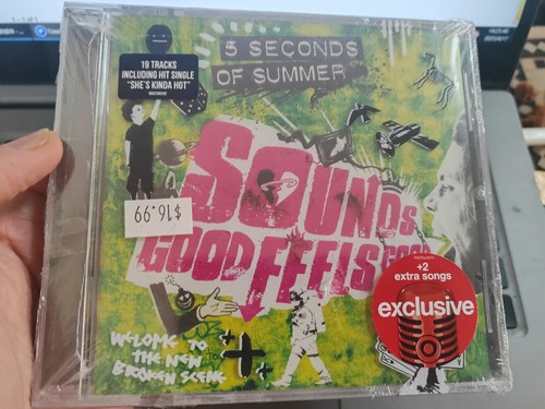 5 Seconds Of Summer – Sounds Good Feels Good Target Edition Green Cover CD a26