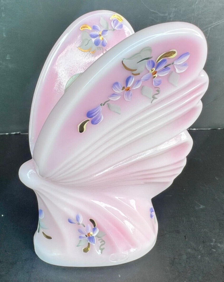 Fenton Rosalene Large Butterfly Numbered Limited Ed #1688 - Signed