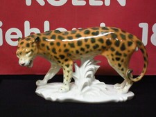 ENS LEOPARD PORZELLAN FIGUR NUMMER 7134 1. WAHL