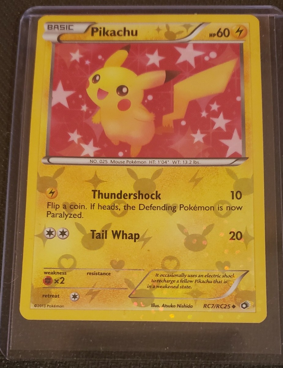 2013 Legendary Treasures Radiant Collection Rare Holo Pikachu #RC7