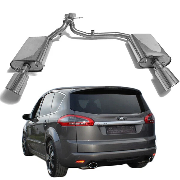 FOX Sportauspuff Ford S-Max 2.0l 2.5l 2.0D 2.2lD re li je1x115x85 Porsche Design