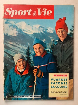 SPORT & VIE N°46 1960 BOZON DUVILLARD VUARNET SQUAW VALLEY BELMONDO
