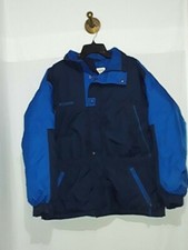 Youth Girl Columbia Sportswear Down Ski Jacket Coat Blue on Blue Size 18/20