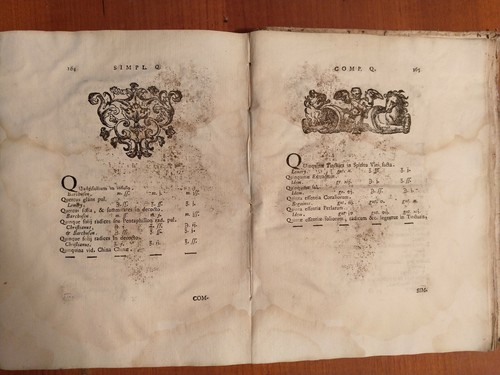 De medicamentorum dosibus Index Parenti Paulus Andreas 1745 Bologna pag. 244 - Foto 8 di 12