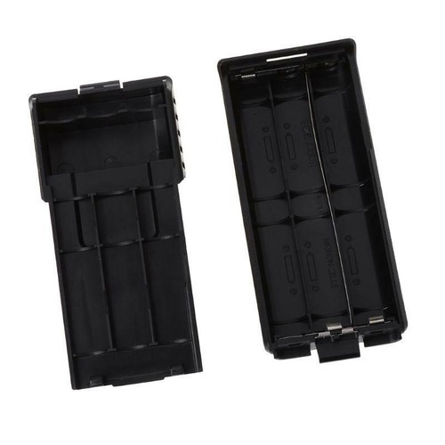 High Quality BaoFeng BF-UV5R Walkie Talkie Speaker Extended 6x AA Battery Case