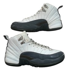 Vintage Air Jordan Retro 12 Flint Gray White 2004 Sneakers Size 5 Not Wearable