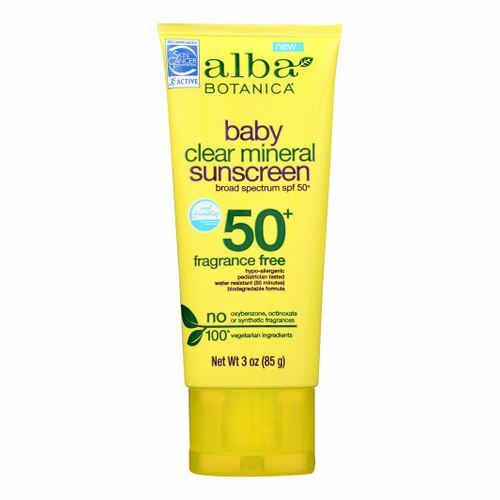 Baby Clear Mineral Sunscreen SPF 50+ Oz By Alba Botanica