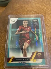 2023 Topps UEFA Women’s Champions Andressa Alves Teal Wave Rookie