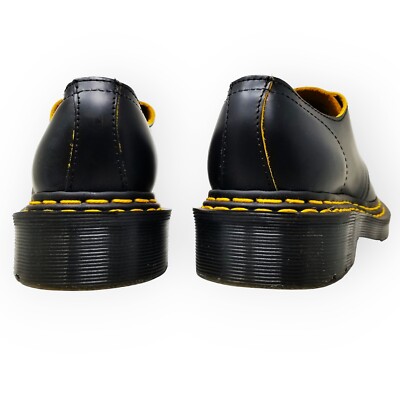 DR. MARTENS 1461 DOUBLE STITCH LEATHER OXFORD SHOES, BLACK+