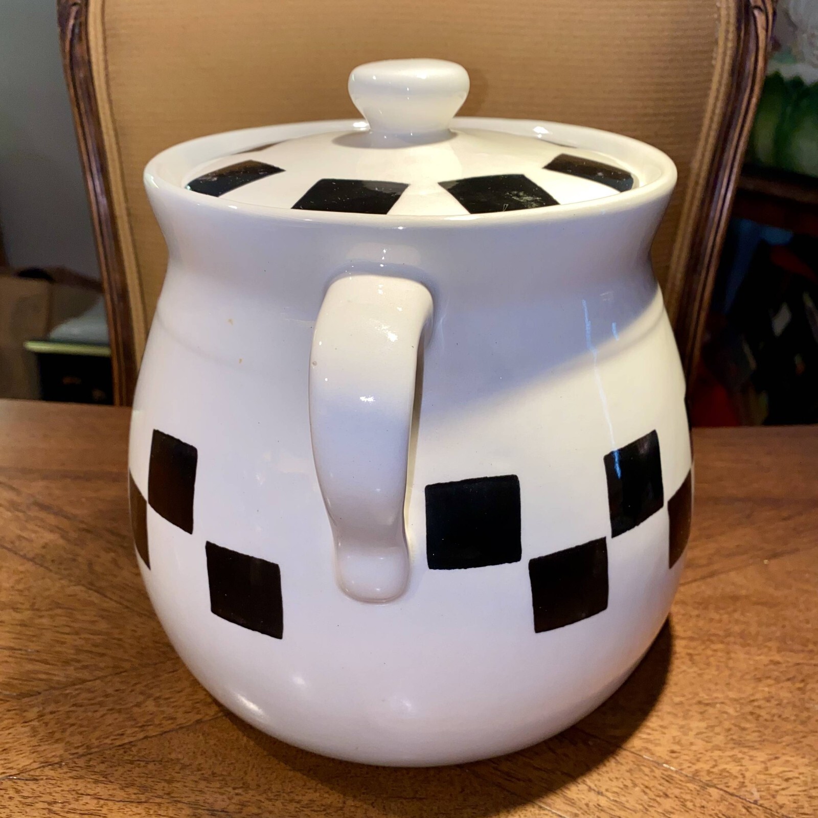 Vtg Laurie Gates Los Angeles Pottery 8” Rooster Farmhouse Teapot