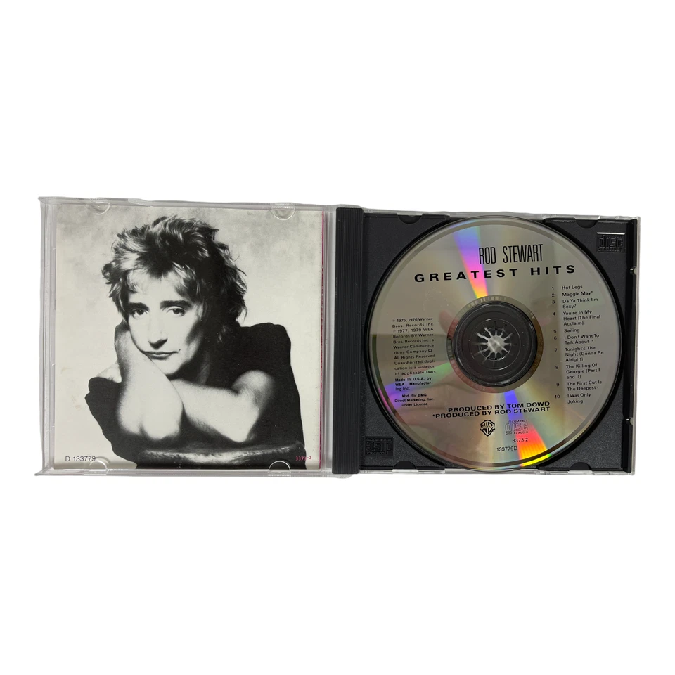 Rod Stewart – Greatest Hits CD, Compilation 1979 Warner Bros – 3373-2 - Image 2 of 3