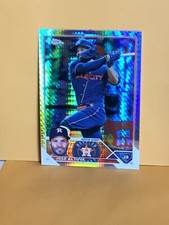 Jose Altuve  2023 Topps Chrome Baseball Prizm Refractor  & Base #112 Nice Astros