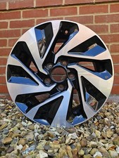 16" HONDA CIVIC ALLOY WHEEL 5 TWIN SPOKE 7X16 ET45 GENUINE TZA 16070A