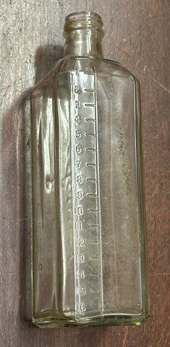 EARLY 1900s DODGE Glass Bottle EMBALMING FLUID VTG MORTUARY - Picture 3 of 12