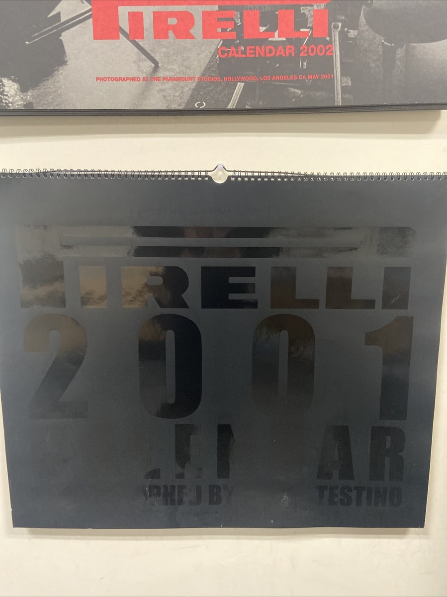 Original Collectors Pirelli Calendar 2001 Mario Testino Rare