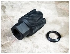 Steel Compact Low Concussion 1/2x28 Muzzle Brake Compensator NEW  