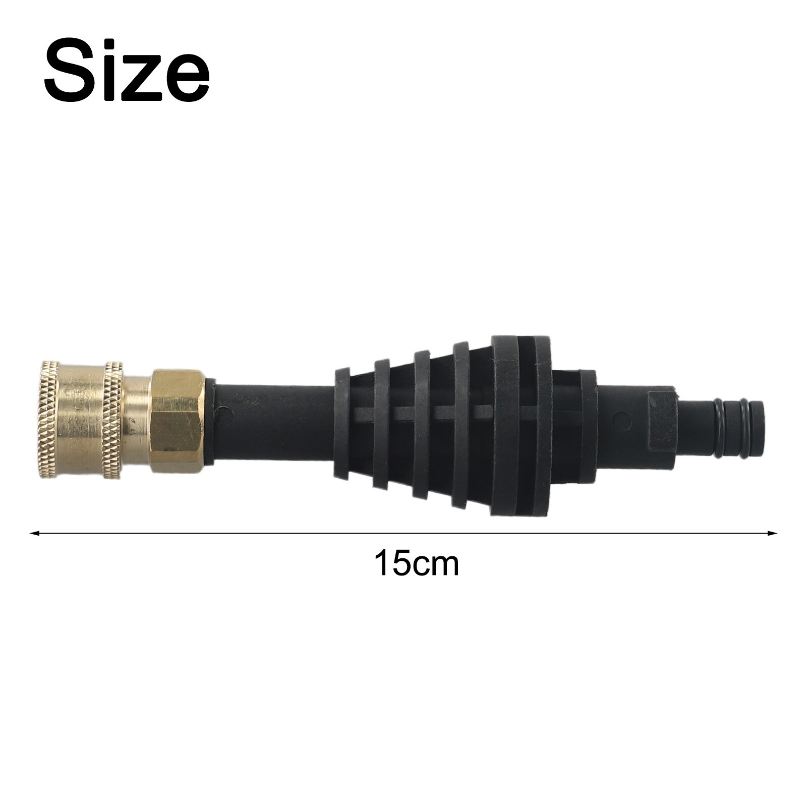 Tige D'Extension Pour Nettoyeur Haute Pression - 55 Cm, Acier Inox, Connecteur 1/4" - Pour Allées, Terrasses, Voitures