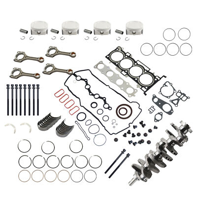 G4KE Engine Rebuild Overhaul Kit w/ Crankshaft & Con Rods For HYUNDAI KIA 2.4L