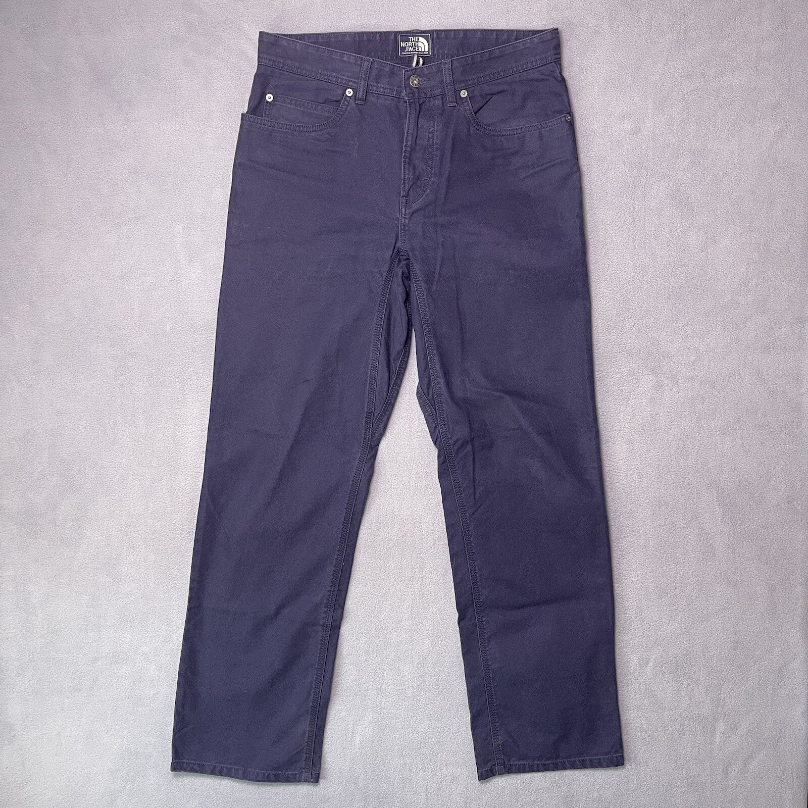 Pantalones de mezclilla The North Face para hombre 32x31 azules pesados ​​exterior senderismo rectos