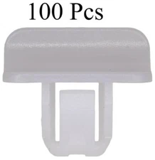 100 Pcs Moulding Clips Fits 11.5 x 21mm Head Compatible with GM 11547341