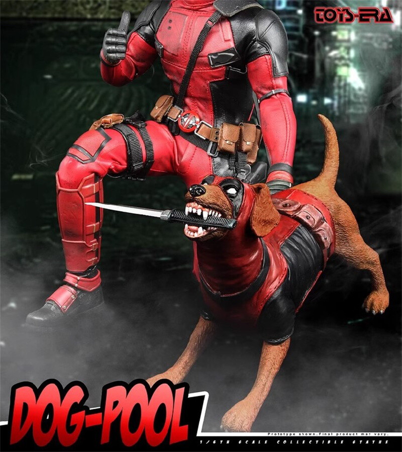 Piscina para perros inspirada en Deadpool Corps Dogpool 1/6 estatua de resina JUGUETES ERA TE014 regalo