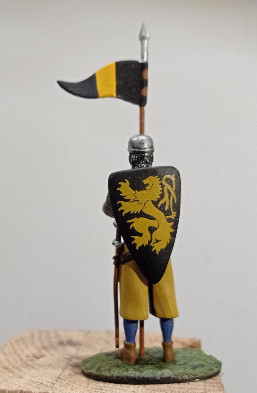 Figurine étain Chevalier Templier XIIIe Siècle 54 Mm - Peinte Par Attica Miniatures - Art