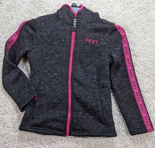 DKNY Sport Hoodie Jacket Girls Medium 