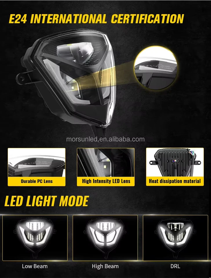 Faro LED DRL para Beta RR 525 2008-2009/RR 520 2010-2011/RR 498 2012-2014 Foto 2 de 4