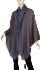 NEW GUCCI GG WEB PRINT GIANT WOOL SILK SHAWL WRAP SCARF 55" X 55"